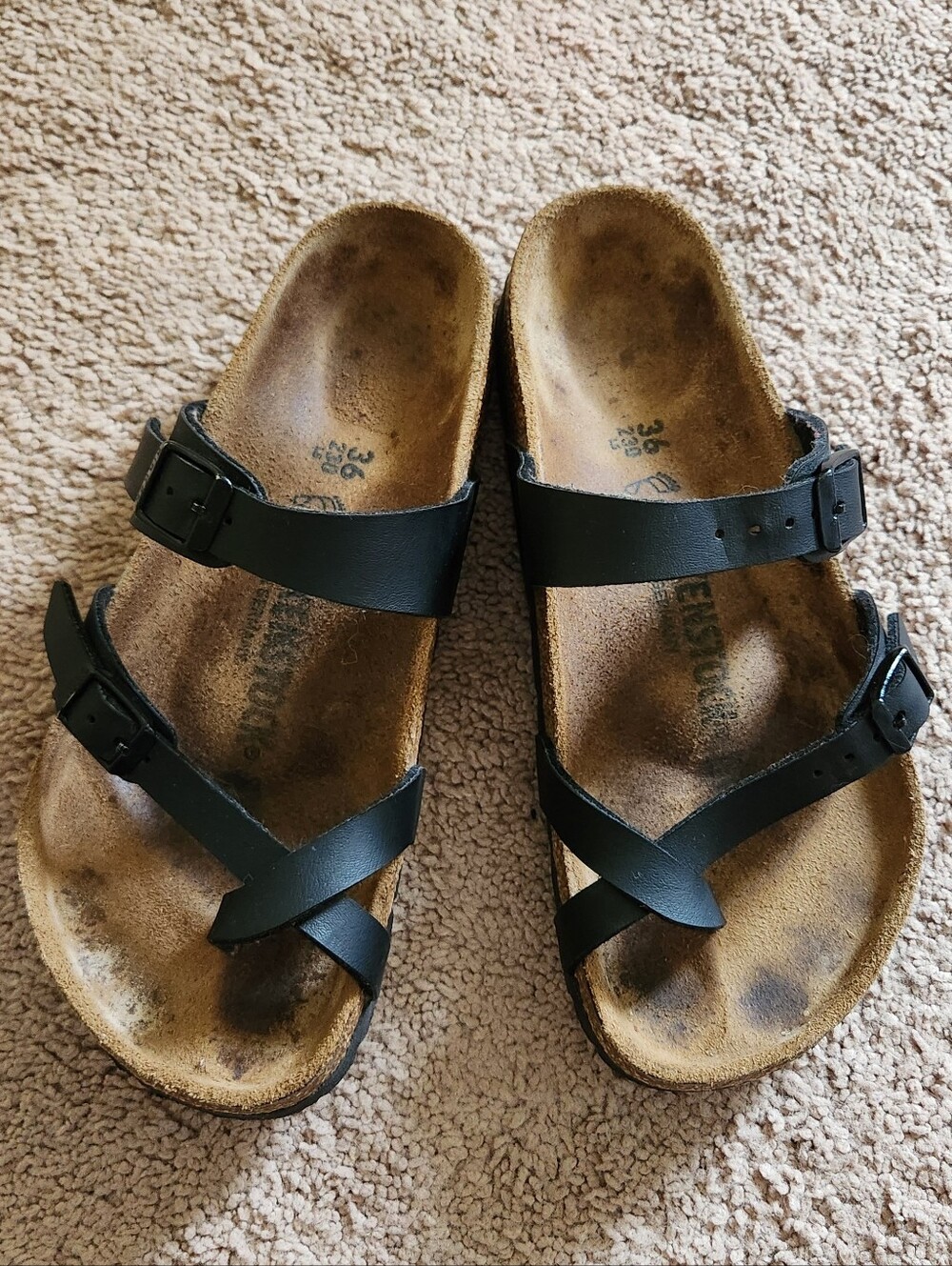 BIRKENSTOCK Mayari Birko-Flor Sandal black Leather Ladies 36/6